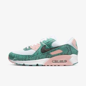 Nike Air Max 90 Moški Superge Turkizna / Bela / Koral / Črna | NK390YJS