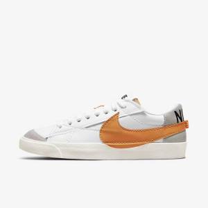 Nike Blazer Low 77 Jumbo Moški Superge Bela / Siva / Oranžna | NK235XOZ