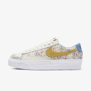 Nike Blazer Low Platform Ženske Superge Kraljevsko Modra | NK346XTE