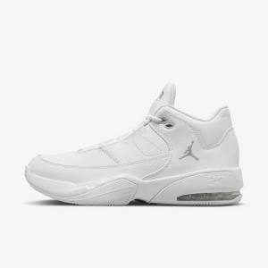 Nike Jordan Max Aura 3 Moški Superge Bela / Kovinski Srebrna | NK730GDS