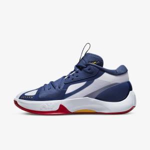 Nike Jordan Zoom Separate Moški Košarkaški Copati Mornarica / Bela / Rdeča / Zlato | NK107QGO