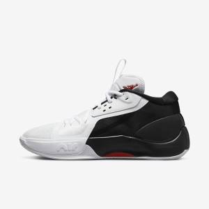 Nike Jordan Zoom Separate Moški Košarkaški Copati Črna / Bela / Rdeča | NK982FXR
