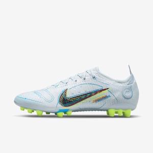 Nike Mercurial Vapor 14 Elite AG Artificial-Grounds Moški Nogometni Čevlji Siva / Svetloba Modra / Oranžna / Modra | NK184MZT