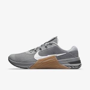 Nike Metcon 7 Ženske Športni Copati Siva / Rjav / Temno Siva / Bela | NK451YMU