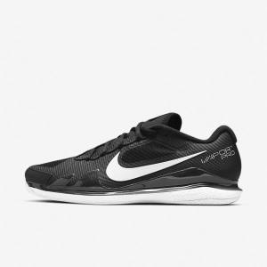 Nike NikeCourt Air Zoom Vapor Pro Clay Court Moški Tenis Copati Črna / Bela | NK792MCF