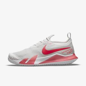 Nike NikeCourt React Vapor NXT Hard Court Ženske Tenis Copati Svetloba Bež / Bela | NK041PTK