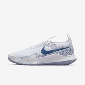 Nike NikeCourt React Vapor NXT Hard-Court Moški Tenis Copati Bela / Mornarica | NK849ZAN