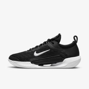 Nike NikeCourt Zoom NXT Clay Court Moški Tenis Copati Črna / Bela | NK750JSL