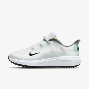 Nike React Ace Tour Ženske Čevlji Za Golf Platina Mete | NK327ZJW