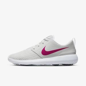 Nike Roshe G Ženske Čevlji Za Golf Bela / Črna / Roza | NK608GUR