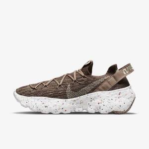 Nike Space Hippie 04 Ženske Superge Rjav / Bela | NK863TAE