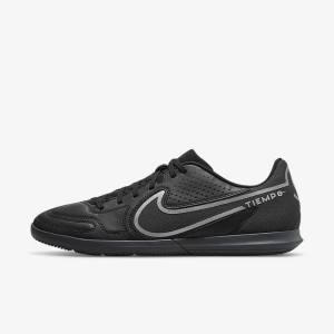 Nike Tiempo Legend 9 Club IC Indoor-Court Moški Nogometni Čevlji Črna / Temno Siva | NK015GKL